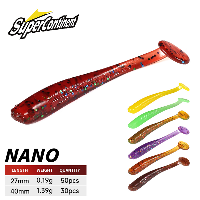 Fishing Lure Soft Plastic - Süper kıta yumuşak yem yeni minnow