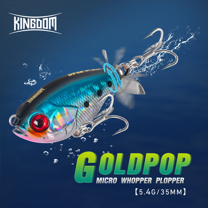 Krallık pervane Topwater Poppe - Fishing Lure Topwater incelemesi ve fiyatı