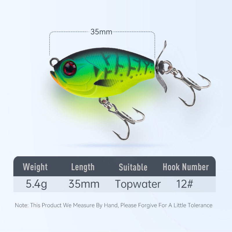 Krallık pervane Topwater Poppe - Fishing Lure Topwater incelemesi ve fiyatı