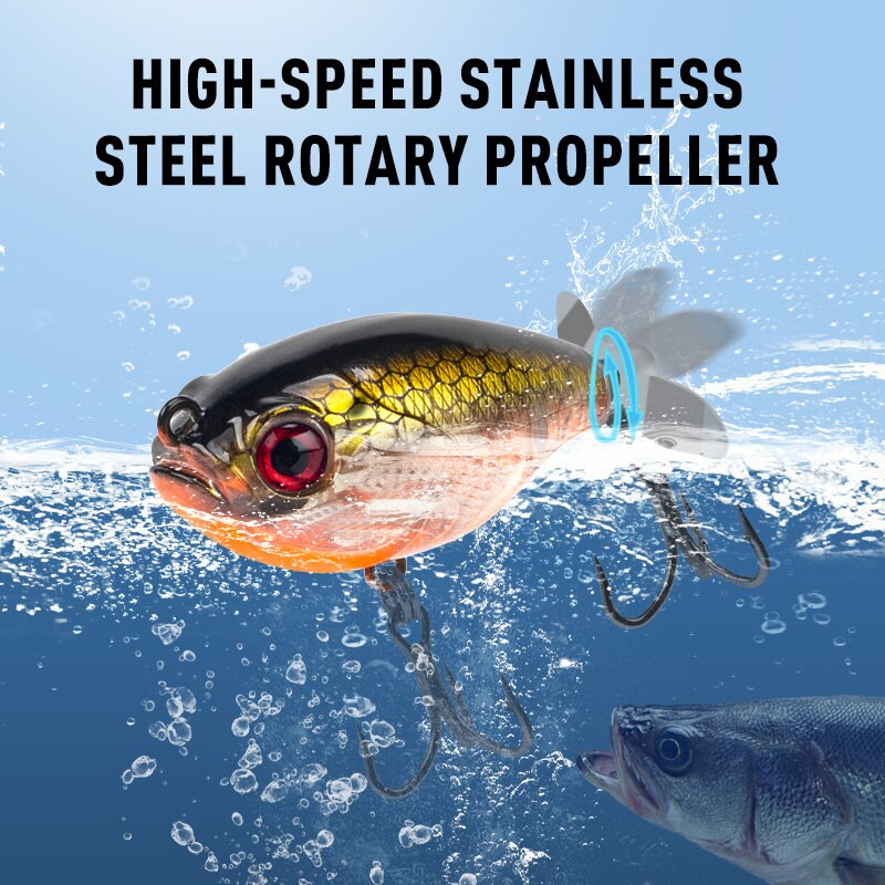 Krallık pervane Topwater Poppe - Fishing Lure Topwater incelemesi ve fiyatı