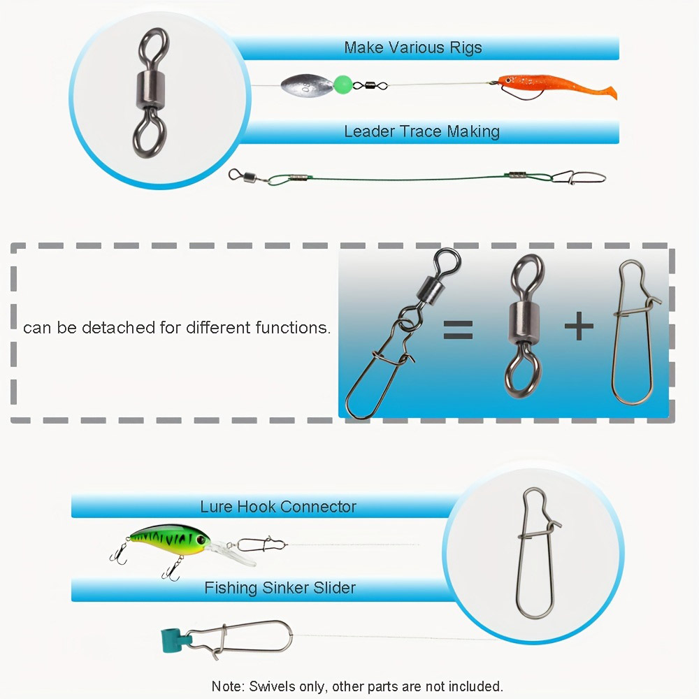 95/210 PCS Set Balıkçılık Bağl - Fishing Lure Accessories incelemesi ve fiyatı