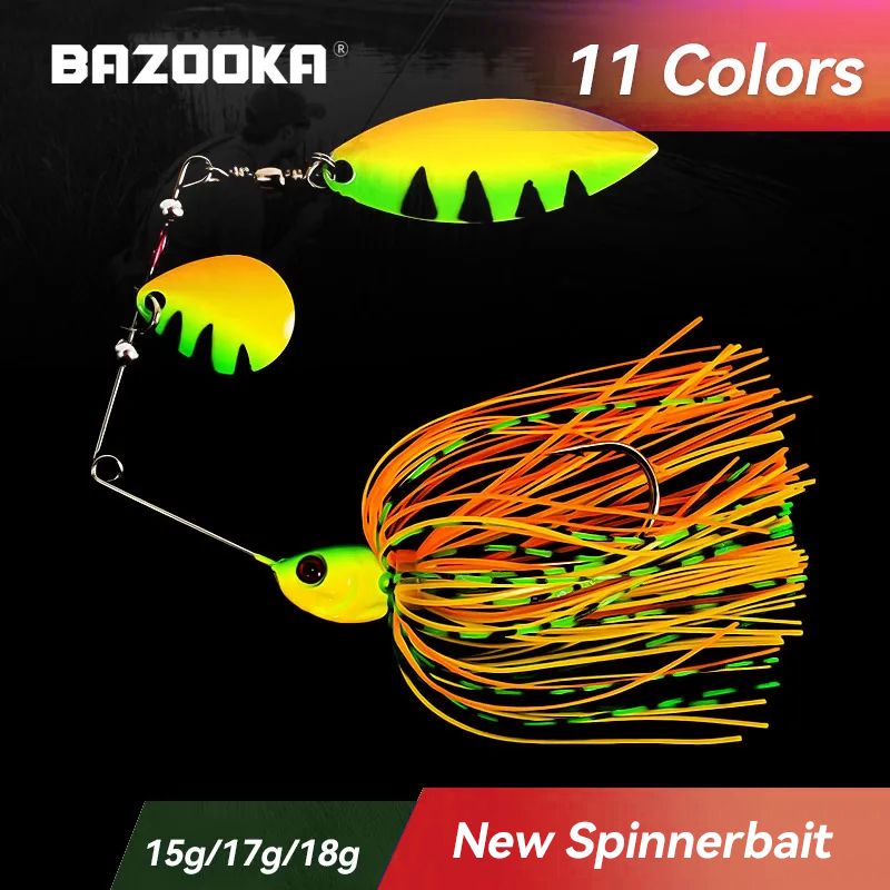 Bazuka 15g 18g Spinnerbait Bal - Fishing Lure Spoon incelemesi ve fiyatı