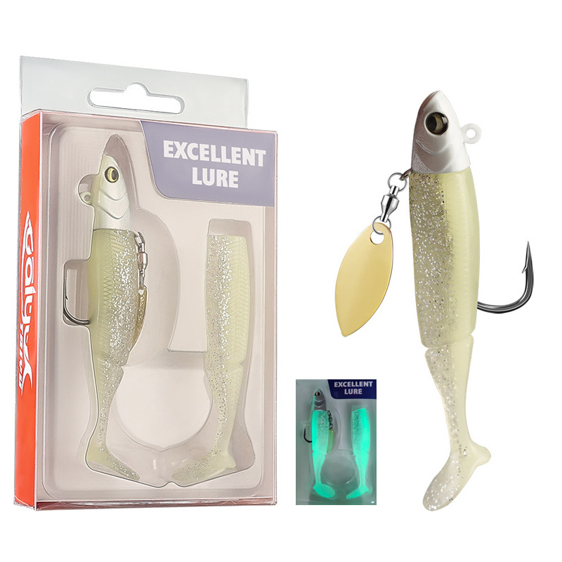 1 adet yumuşak Swimbait balıkç - Fishing Lure Blade Bait incelemesi ve fiyatı
