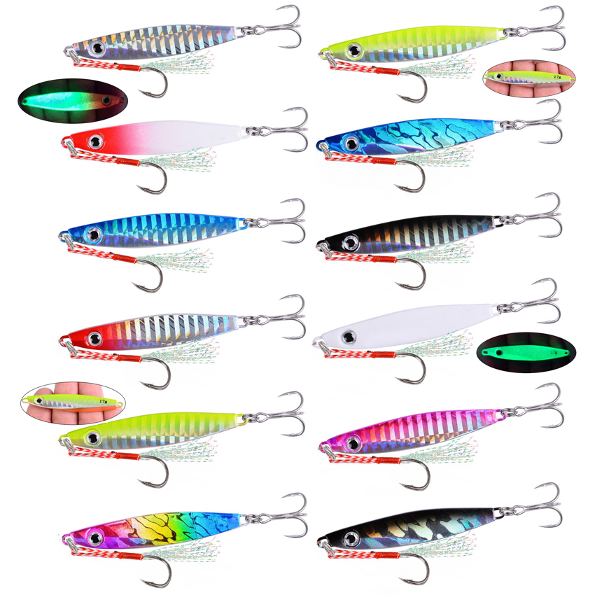 12 adet balıkçılık Metal cazib - Fishing Lure Blade Bait incelemesi ve fiyatı